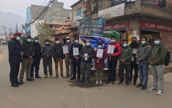 चन्द्रागिरि नगरपालिकामा ‘तपाइँको मास्क खै’ अभियान समापन